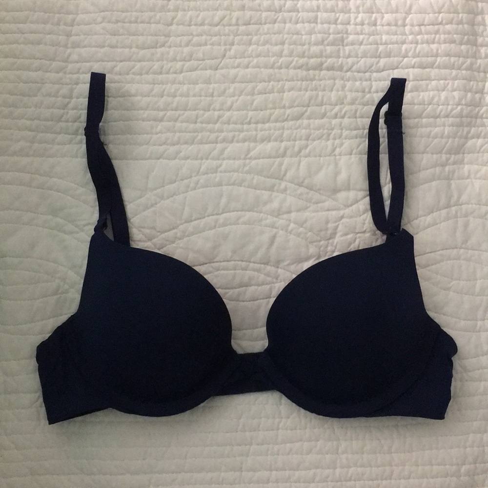 Navy PINK Campus Push-Up Bra